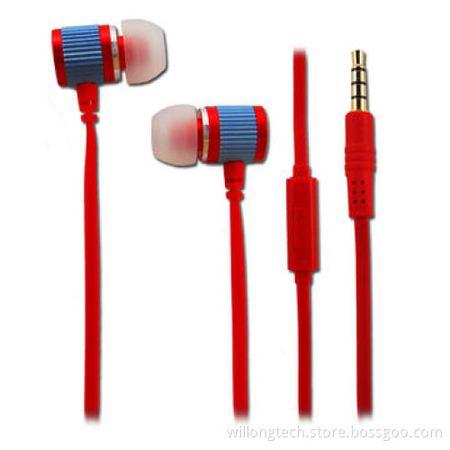 In-ear Earphones with 3.5 Jack, Customized Color